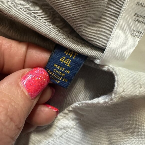 Polo Ralph Lauren 10 Inch Relaxed Chino Short Gray Mens Size 44T Classic Preppy - Picture 6 of 9